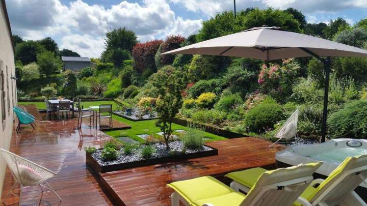 Terrasse en bois près de Vannes