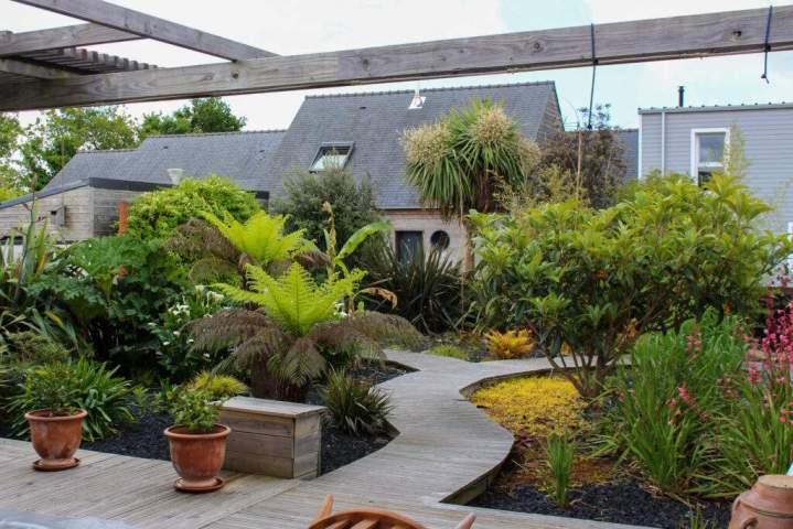 Jardin tropical près de Vannes