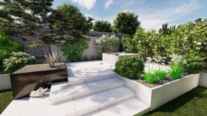 Création de jardin près de Vannes